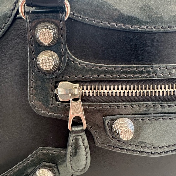 Balenciaga Mini City Dark Navy Handbag - Picture 5 of 14